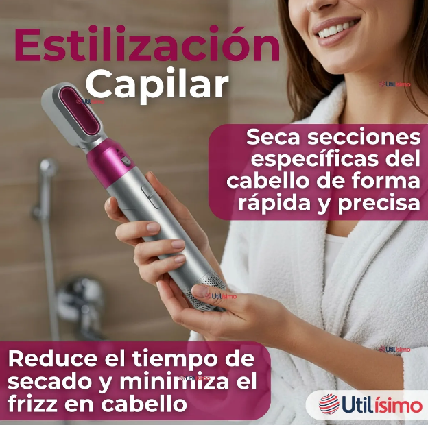 💖 Secador 5 en 1: El secreto para un cabello con volumen y estilo todos los días
