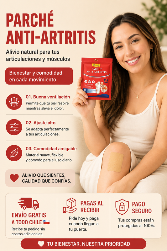 Parches Metabólicos para articulaciones (12 unidades)