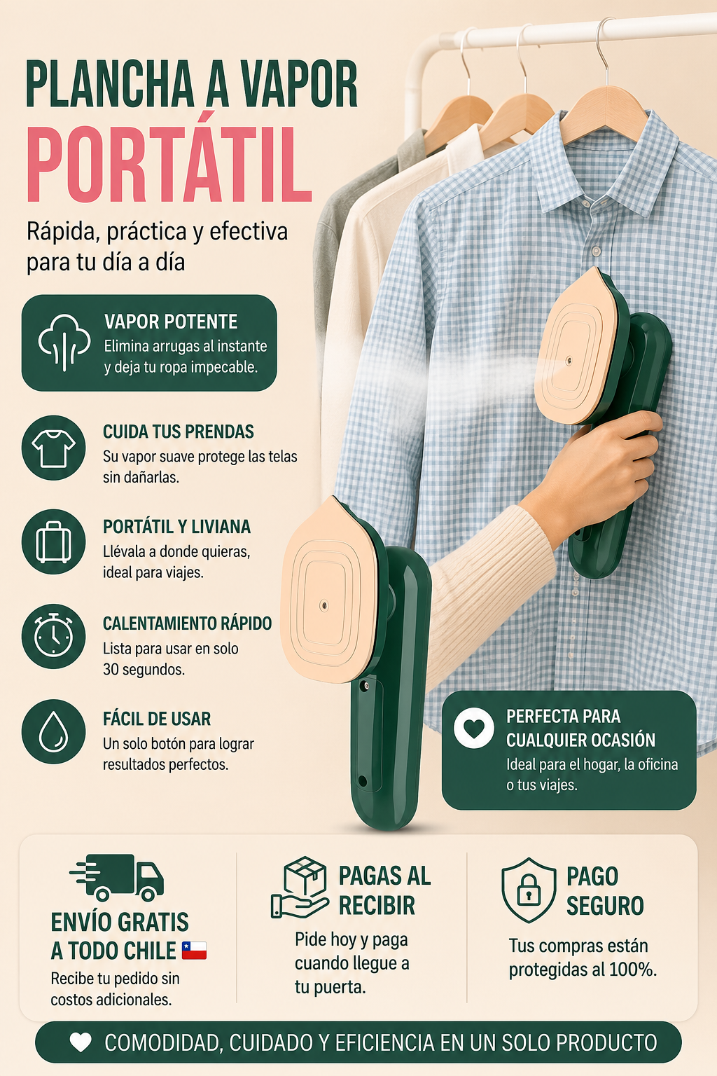 Mini Plancha Iron Vaporizador